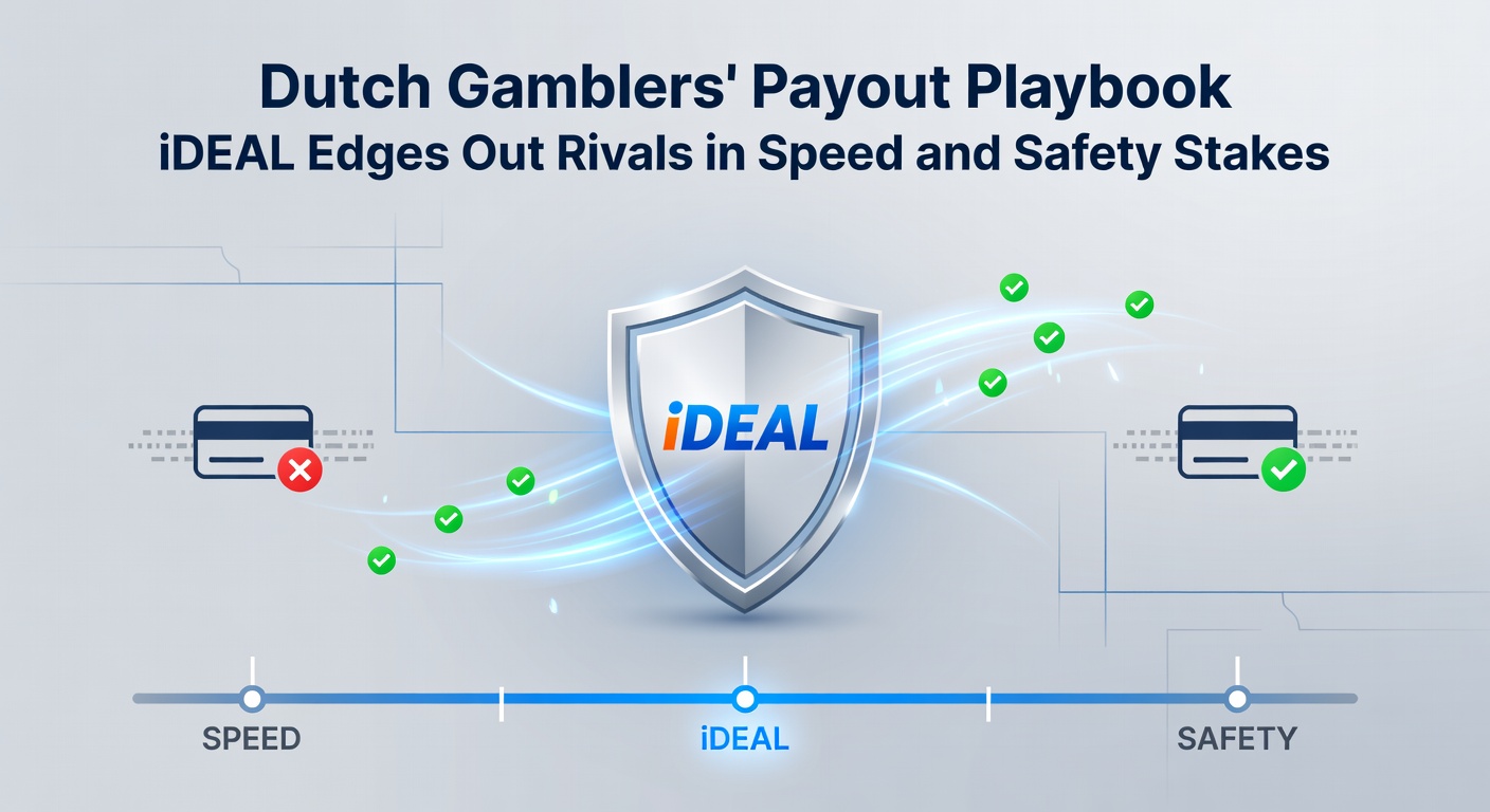 Grafiek met vergelijking van uitbetalingstijden bij Nederlandse online casino's, waar iDEAL bovenaan staat met tijden onder 1 uur