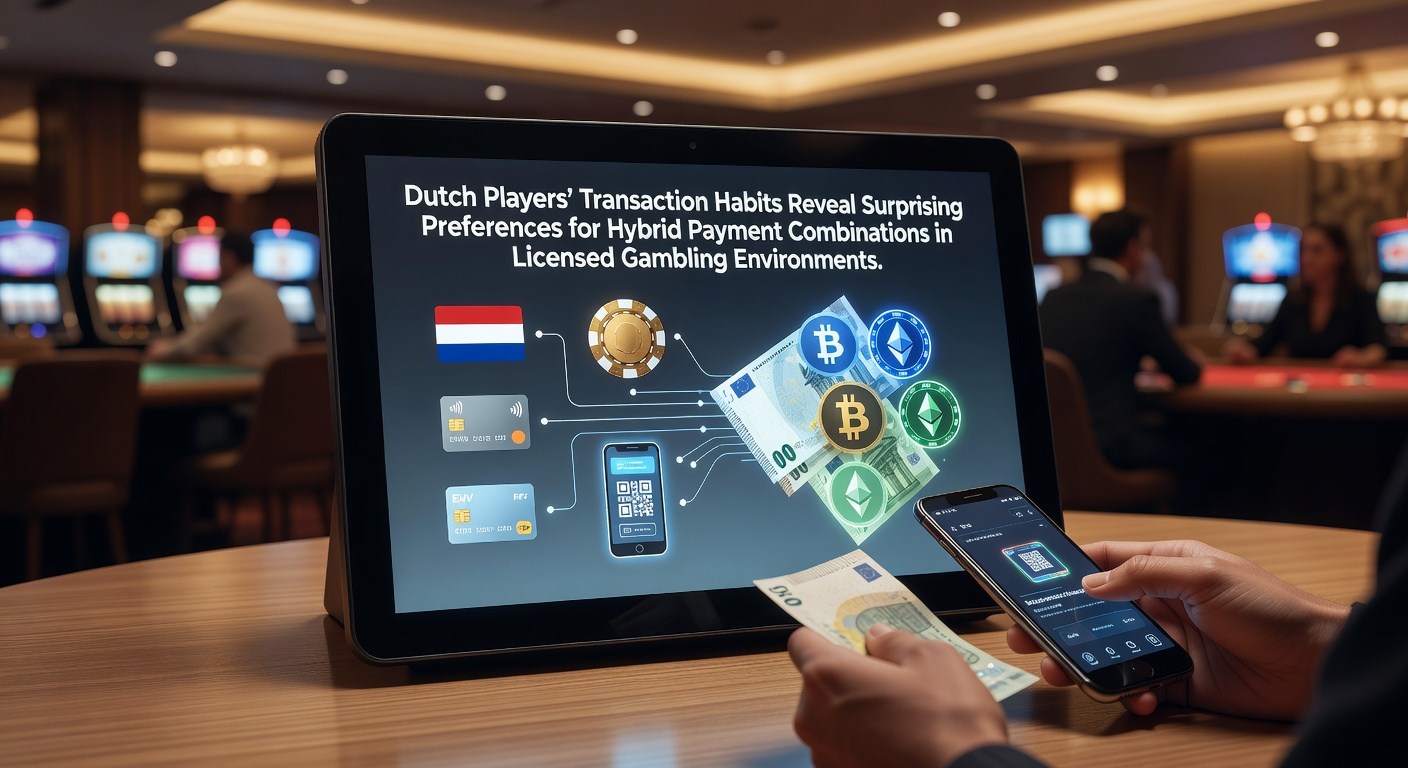 Grafiek die hybride betaalcombinaties illustreert bij Nederlandse spelers in legale casino's