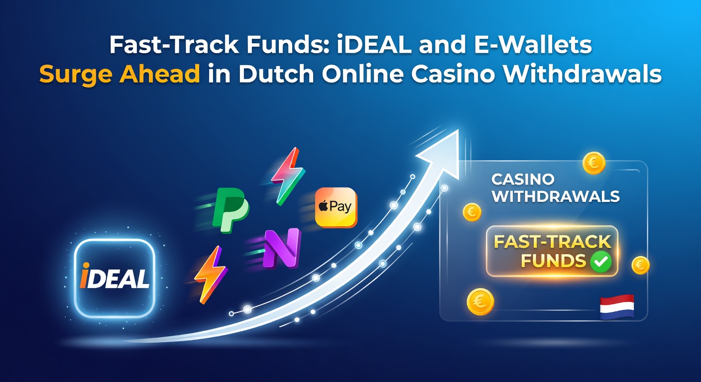 Grafiek met opwaartse lijn van iDEAL en e-wallet transacties in Nederlandse online casinos, met focus op snelheid en volume in 2026