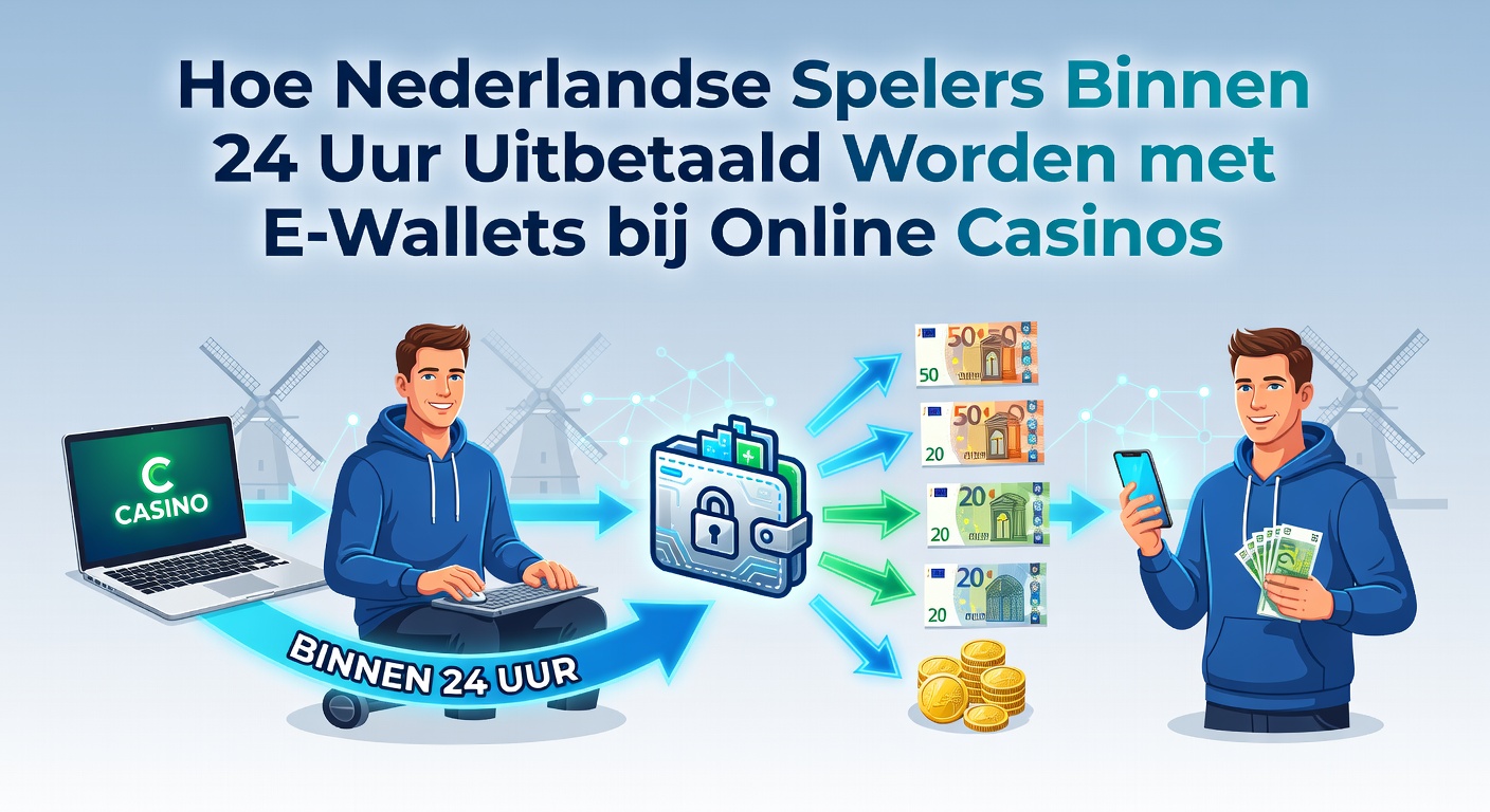 Nederlandse speler checkt uitbetaling op mobiel met e-wallet app bij online casino