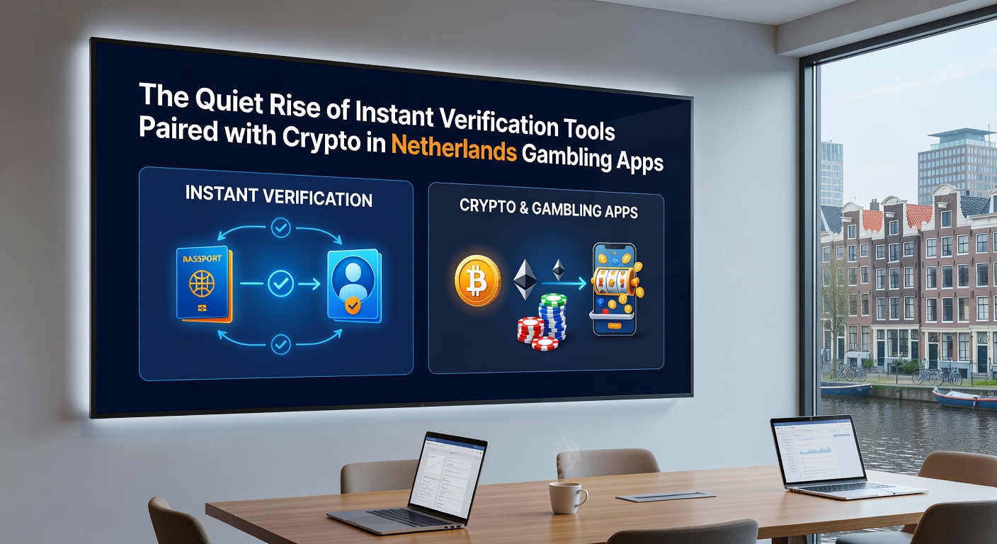 Grafiek die de groei van crypto en verificatietools in Nederlandse gokapps toont